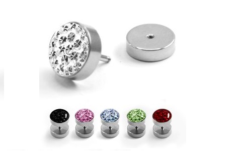 piercing-fake-plug-silver-epoxy-cover-crystal