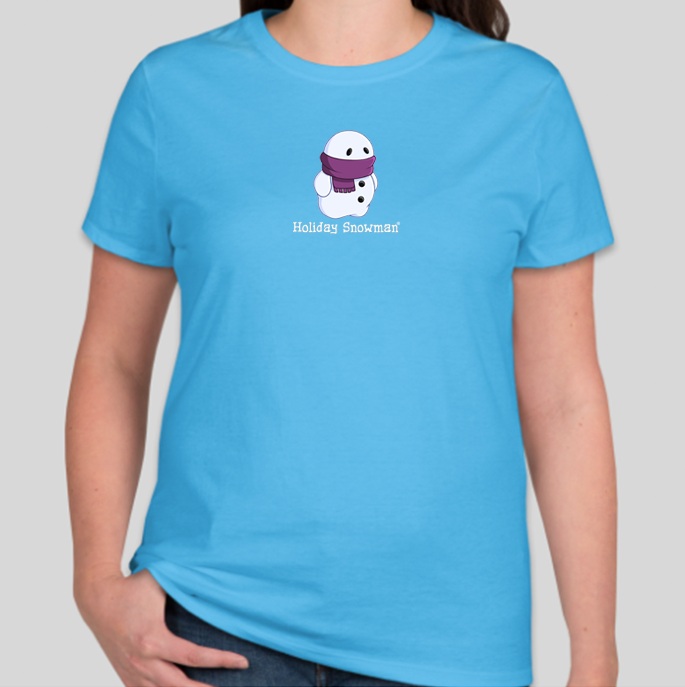 Add colors to your holidays with this Holiday Snowman T-Shirt